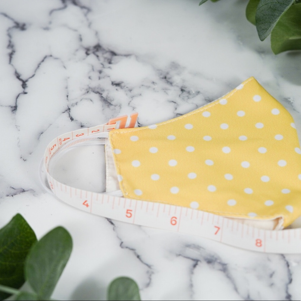 Polkadot 3 layers WATER REPELLENT face mask - Picture 6 of 7